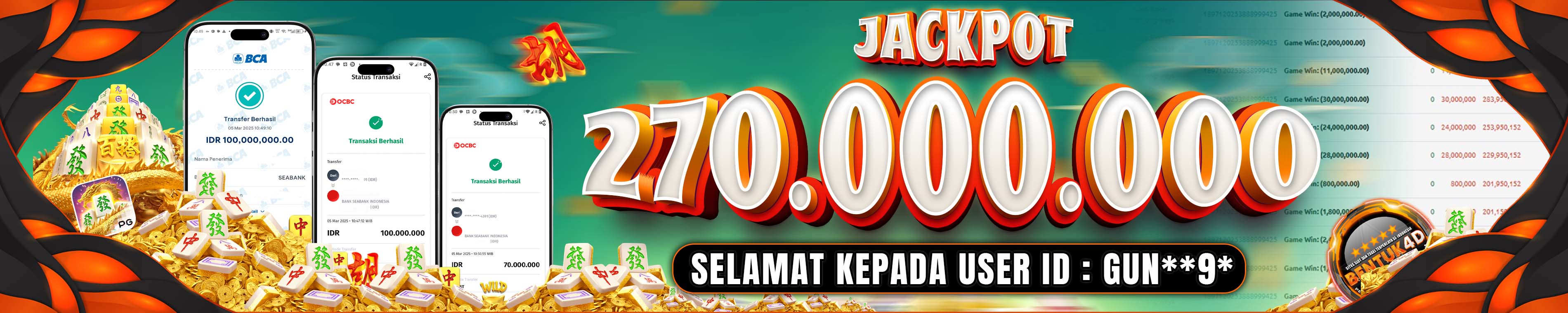 KEMENANGAN MEMBER 350JUTA!!